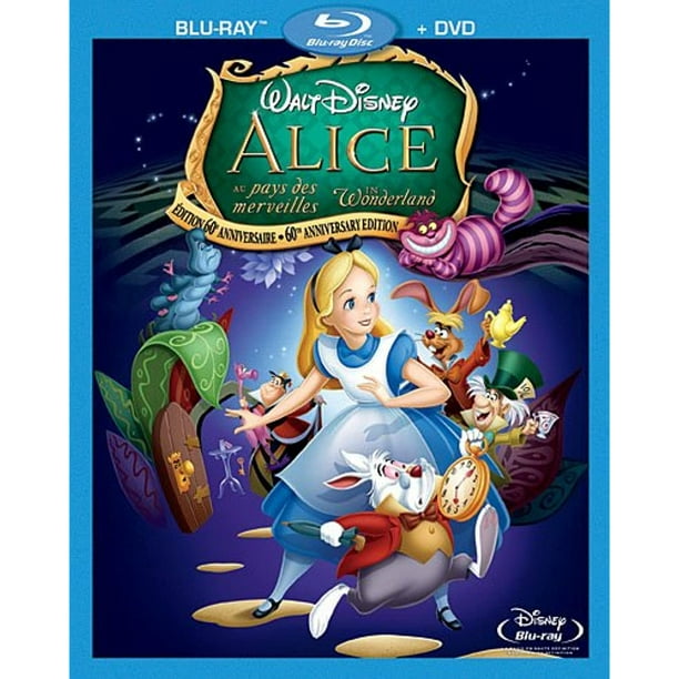 Alice au pays de merveilles, Édition 60e Anniversaire / Alice in Wonderland, Édition 60e Anniversaire (Bilingue) [Blu-ray + DVD]