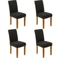 thumbnail image 1 of Lojalitet Fundas Elásticas para Sillas de Comedor - Juego de 4 Fundas Universales Extraíbles y Lavables para Asientos de Sillas Protector para Cocina, Ceremonia, Boda, Banquete, Hotel y Fiesta, 1 of 5