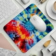 thumbnail image 2 of Tie-Dye Mouse Pad for Laptop Wireless Mouse Home Office Travel, Portable & Washable, 2 of 7