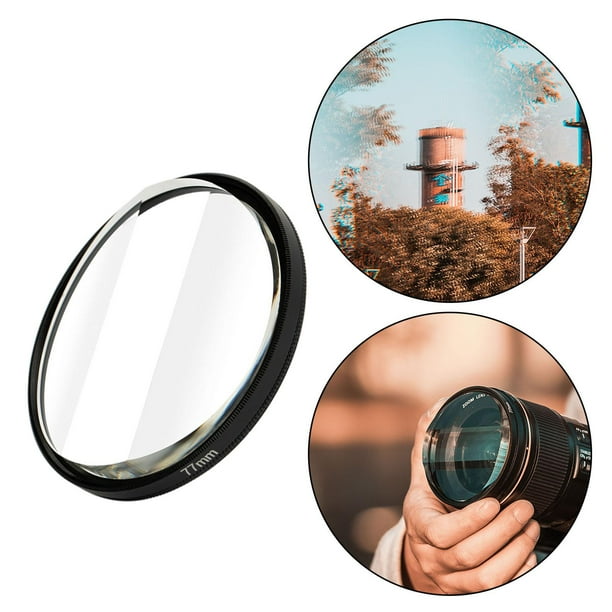 Filtro de lente de cámara Trisección lineal Efectos especiales Filtros de cámara óptica Video fotográfico Accesorios para cámaras SLR Soledad Filtros de prisma de lente de cámara