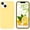 Yellow, variant on Compatible with iPhone 13 Case 6.1 Inch Liquid Silicone Soft Gel Rubber Slim Thin Microfiber Lining Cushion Texture Cover Shockproof Protective Phone Case for iPhone 13, Yellow