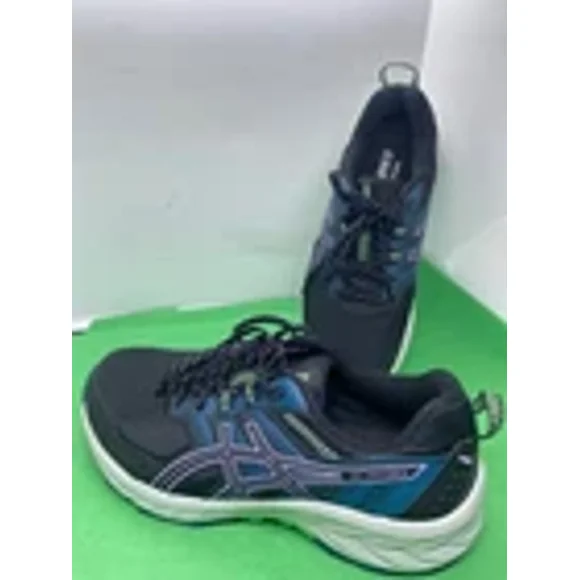 ASICS Gel Venture 9 Women’s Size 9.5 Running Shoe Black Purple Comfort Sneakers