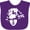 Purple, variant on Inktastic Beethoven Classical Music Composer Boys or Girls Baby Bib