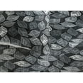 thumbnail image 3 of Ambesonne Botanical Quilted Bedspread Set 3 Pcs, Monochrome Garden Leaves, King, Charcoal Grey and Coconut, 3 of 4