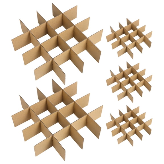 Pawsdot Khaki Paper Dividers Versatile Size for Safe Shipping and Moving 5Pcs
