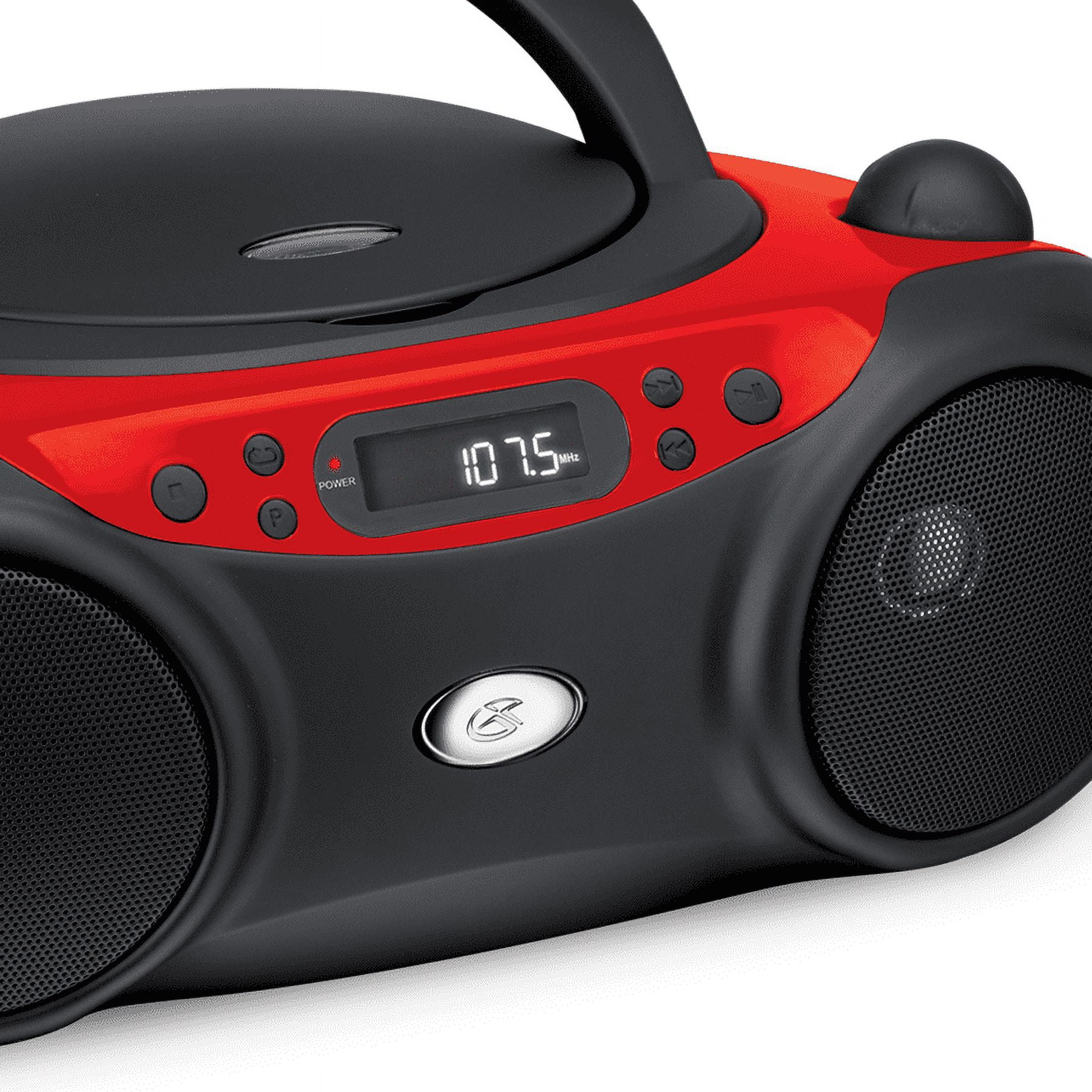 Sporty CD and Radio Boombox - Red - BC232R