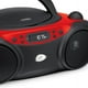 GPX BC232R Sporty CD & Radio Boom Box (Red)