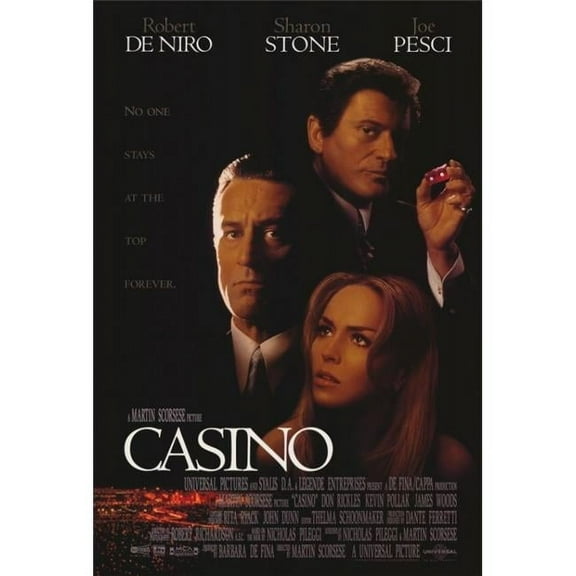 Pop Culture Graphics MOVEF9165 Casino Movie Poster Print, 27 x 40