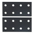 thumbnail image 4 of 8 Hole Joining Plate, Compression Resistance Aluminum Alloy 2Pcs 8 Hole Joint Board Corrosion Resistance Rust Proof  For Table, 4 of 8