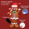 thumbnail image 3 of Bearachild Patio inflable con luz de Navidad, decoración de vacaciones al aire libre, adorno DIY de pie, suministros para inauguración de la casa, enchufe Kits de decoración para fiestas Bearachild HA010253-00B, 3 of 6