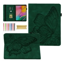 Allytech Slimshell Case for 6.8" Kindle Paperwhite (11th Generation-2021) - Premium Lightweight PU Leather Butterfly Embossed Kickstand Cover for Amazon Kindle Paperwhite 2021 - Green