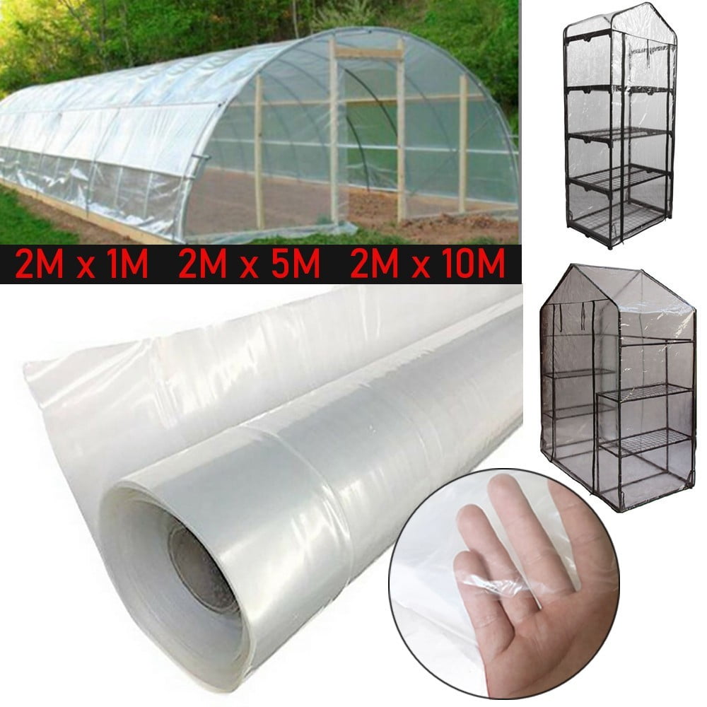 Sufanic Clear Plastic Greenhouse Poly Film Polytunnel Poly Hot House Cover VARIOUS LENGT
