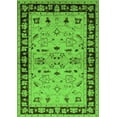 thumbnail image 1 of Ahgly Company Indoor Rectangle Oriental Green Industrial Area Rugs, 4' x 6', 1 of 4