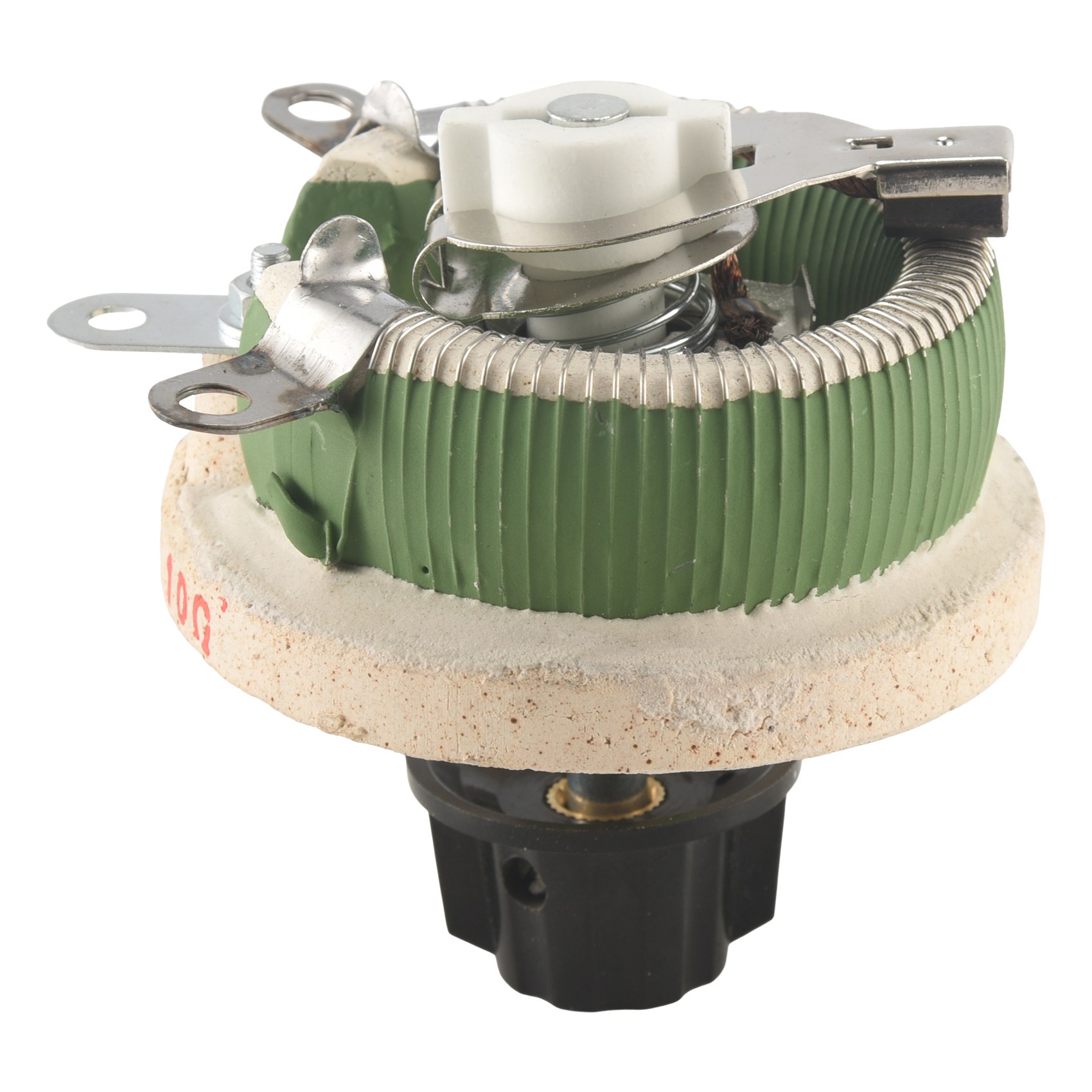 Produktbild von Ronlok 50W 10 Ohm Keramik-Potentiometer – Variabler Widerstand 2 Stück, Achse 6x40 Mm