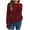 Wine, variant on ShiShine Womens Sweaters Casual Long Sleeve Shirts Crewneck Lightweight Tops Pullover Sweater