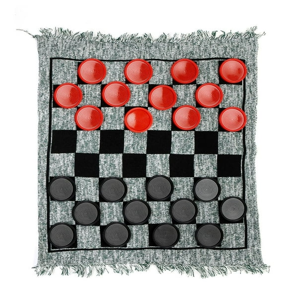3 in 1 Giant Checkers Mega Tic Tac Toe Jumbo Classic Board Games