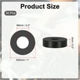 thumbnail image 2 of Uxcell 30 Pcs 0.2"ID x 1"OD x 0.2"T Multi Purpose Rubber Spacer, 2 of 6