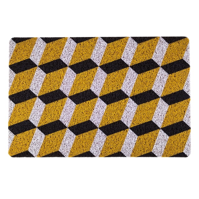 Tapete Minimalista Geométrico Amarillo