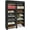 Black, variant on Shoe Rack Storage Organize, 28 Pairs Portable Double Row with Nonwoven Fabric Cover Shoe Shelf Cabinet for Closet