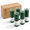 Green-90hr/400ml-6, variant on 6pk Rainbow Multicolor 90-hour Prayer Devotional Candles In Glass