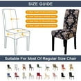 thumbnail image 3 of Chair Covers for Dining Room Set of 4, Stretch Removable Washable Soft Dining Chair Protector Cover Seat Slipcover for Hotel Dining Room Ceremony, 3 of 6