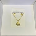 thumbnail image 4 of JOYARIS Juego Completo Triqueta Cadena+aretes+dije Chapado Dorado DM-0000549, 4 of 4