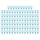 thumbnail image 1 of 100 clips pequeños para carpetas, multiusos, innovadores, con forma de osito, fuerte fuerza de sujeción, abrazadera de papel para el hogar y la oficina, color azul, 1 of 5