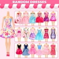 thumbnail image 3 of Kit de 70 piezas de ropa y accesorios para muñecas que incluye 4 vestidos de princesa, 8 vestidos de moda, 3 blusas, 3 pantalones, 2 trajes de baño tipo bikini, 20 zapatos, 10 perchas, 20 accesorios p, 3 of 6