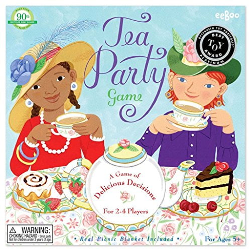 Eeboo Tea Party Spinner Jeu de Société