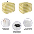 thumbnail image 5 of Toaster Cover 2 Slice, Yellow Gradient Dustproof Bakeware Oven Protector with Top Hook, Farm Plaid Buffalo Checkered Gingham Waterproof Small Kitchen Appliance Toasters Dust Cover, 12"x7.5"x8", 5 of 7