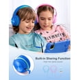 thumbnail image 3 of Auriculares Nabevi Kids con micrófono, límite de volumen 91 dB, 3 of 9