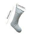 thumbnail image 4 of Christmas Socks Soft Velvet Stockings, Festive Scene Decoration Hanging Accessories, Comfortable Christmas Stockings Add Holiday Decor and Serve as Charming Gift Bags for Loved Ones, Blue, 1pcs, 4 of 7