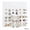 62# Style 32, variant on Wholesale 12Pairs Crystal Rhinestone Pearl Stud Earrings Set Women Delicate Jewelry Gift-6#12 Pairs Colorful Crystal