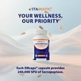 thumbnail image 5 of (3 pack) Vitamatic Serrapeptase 240,000 SPU Servings, 120 Delayed Released Capsules - Enteric Coated - Non-GMO & Gluten Free - Made in The USA (120 Count (Pack of 1)), 5 of 11