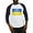 Blue/White, variant on CafePress - Pray For Peace In Ukraine Baseball Jersey - Cotton Baseball Jersey, 3/4 Raglan Sleeve Shirt