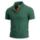 thumbnail image 1 of Ceisia Men's Slim Fit Short Sleeve Cotton Polo Shirt Multi-Color Ribbed Stand Collar Spring Summer Shirt Gift, 1 of 6