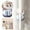 D, variant on Bathroom Mop Hook Punch Cartoon Self Mop Clip Wall Mounted Mop Hanger Holder Clear Sticky Hooks Heavy Duty Door Clothes Hanger Hook Purse Racks for Purses Stand Towel Holders Drywall Hooks for Hanging