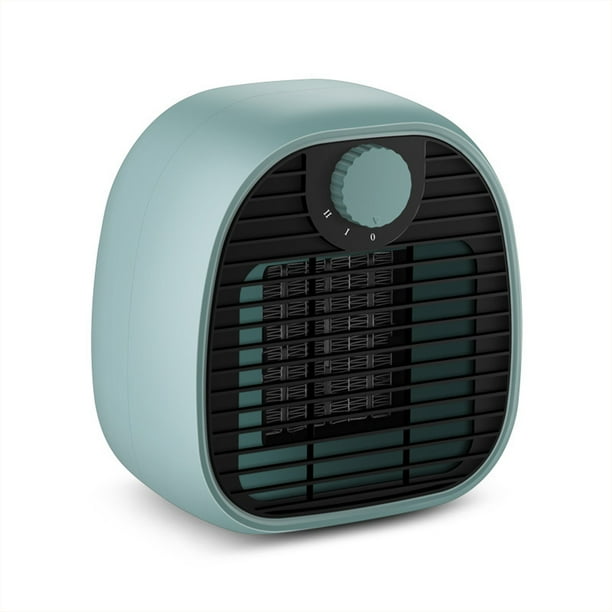 Calentadores de ambiente para uso en interiores, calentador portátil con calentador eléctrico, calor rápido y seguro, control remoto, calentador pequeño mejorado para oficina y hogar
