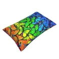 thumbnail image 3 of Binfone Multicolored Butterflies Standard Size Pillowcase, Long Staple Pure Cotton Envelope Closure Pillow Cover,14"X20", 3 of 9