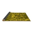 thumbnail image 2 of Ahgly Company Indoor Rectangle Abstract Yellow Modern Area Rugs, 8' x 10', 2 of 4