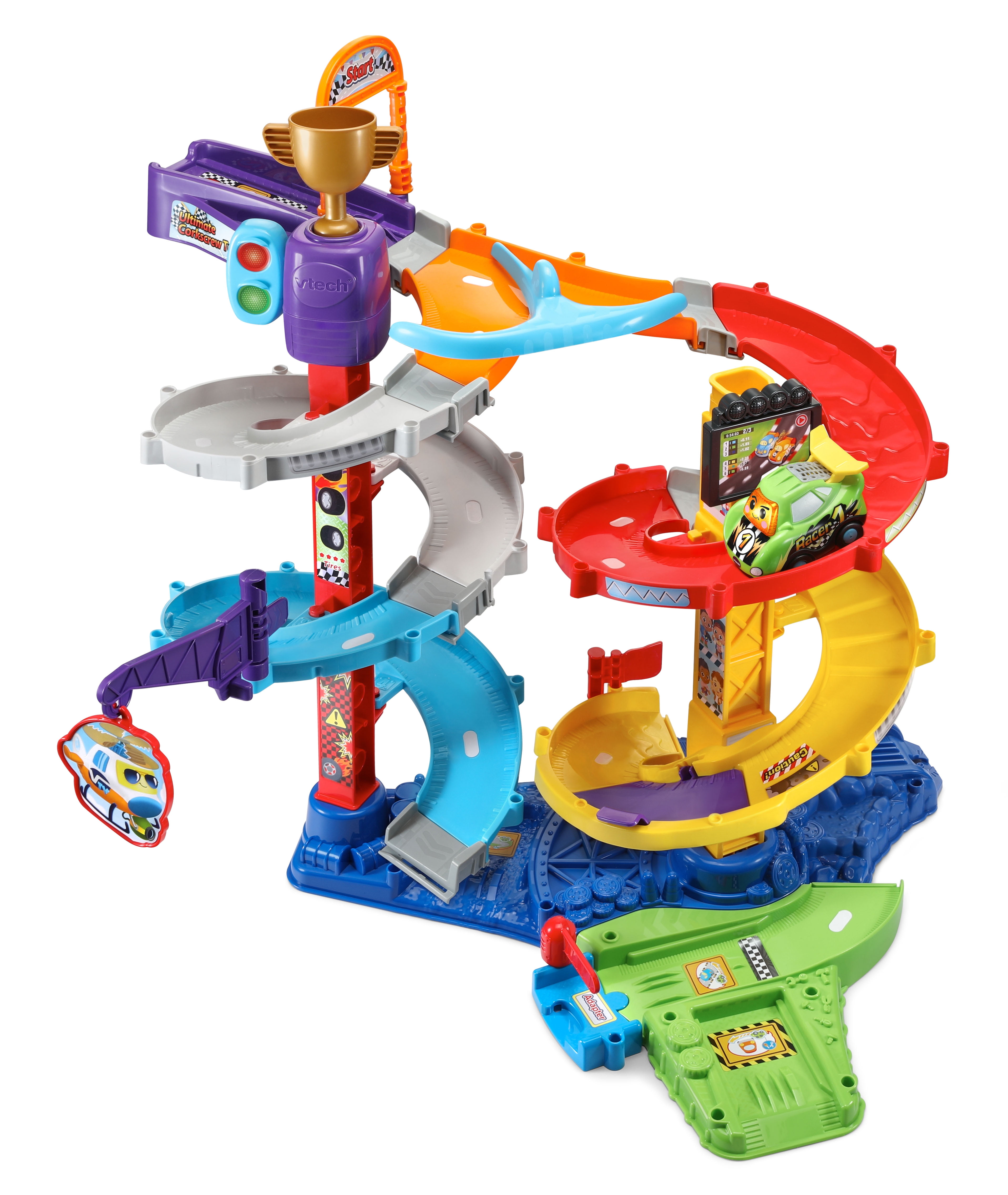 VTech Go Go Smart Wheels Ultimate Corkscrew Tower 2 in 1 With Sounds and Music for sale online