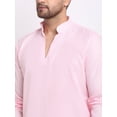 thumbnail image 2 of eloria Men's Traditional Pink Regular Kurta with Salwar, 2 of 7