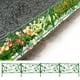 thumbnail image 4 of Uuiauoio 4 Panels Decorative Garden Fence Plastic Green Garden Edging Fences Border Flower Bed Edging Borders Small Animal Barrier Fencing for Landscape Yard Patio Outdoor Decor 13.77x6.88x0.39in, 4 of 9