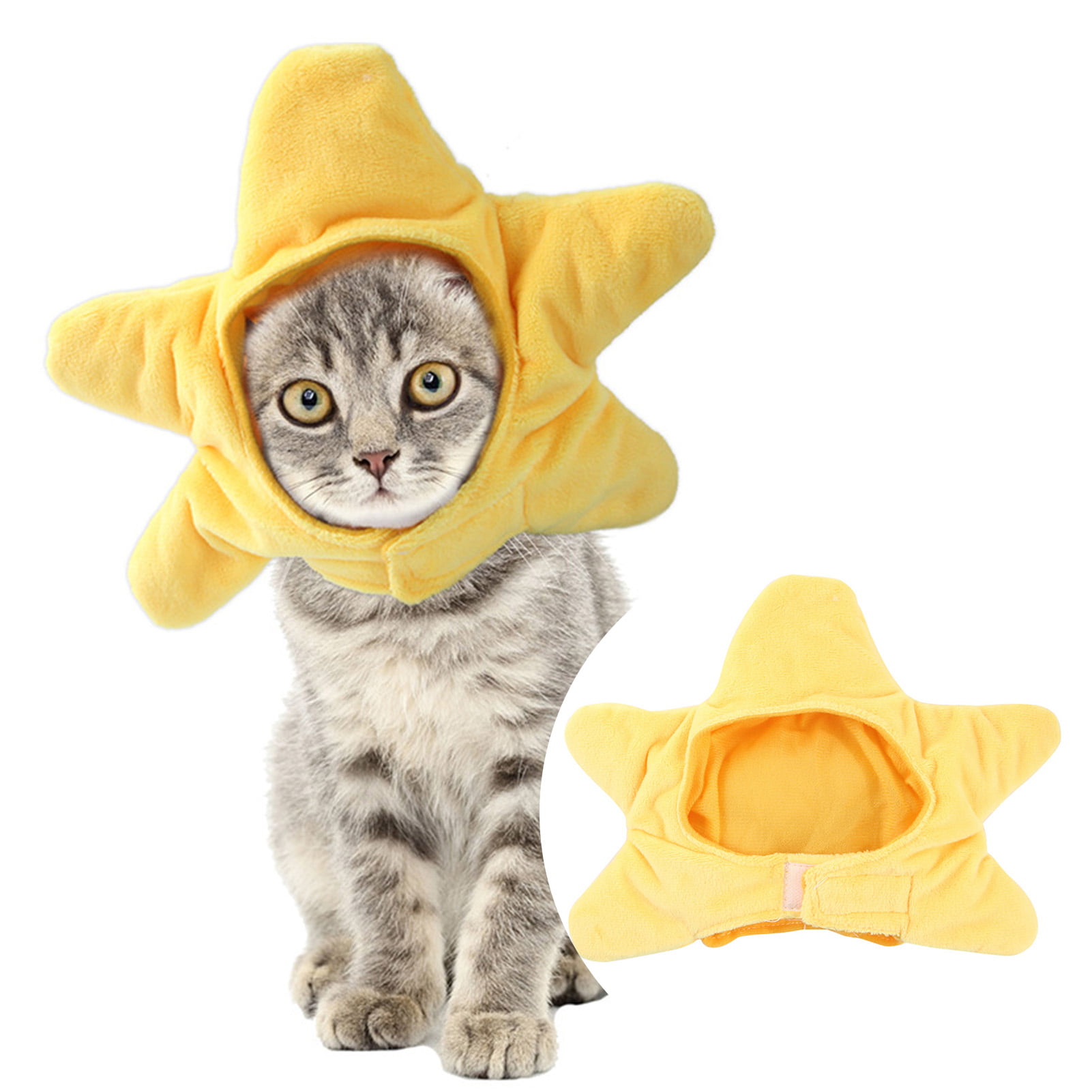 Pet Dog Apparel Cat Dog Headgear Cartoon Style Soft Cotton Hat Warm Cap Accessories 