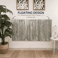 thumbnail image 4 of Barn Walls California King Headboard Graywash Finish, Solid Wood Wall Mount with Smooth Natural Wood Grain, 4 of 10