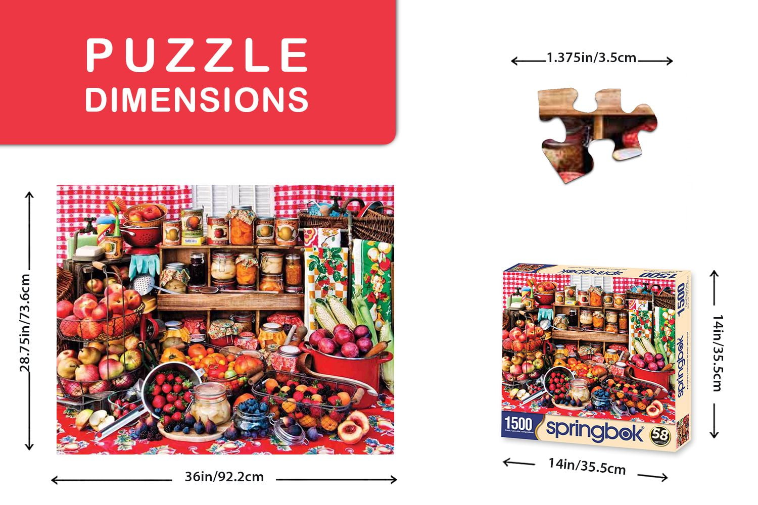Springbok's 1500 Piece Jigsaw Puzzle Pre-Serves!