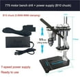 thumbnail image 3 of Home Small Micro Bench Drill Desktop Mini Portable Bracket Desktop AC Precision Diy Variable Speed Drilling Machine ,Easy to Operate, 3 of 5