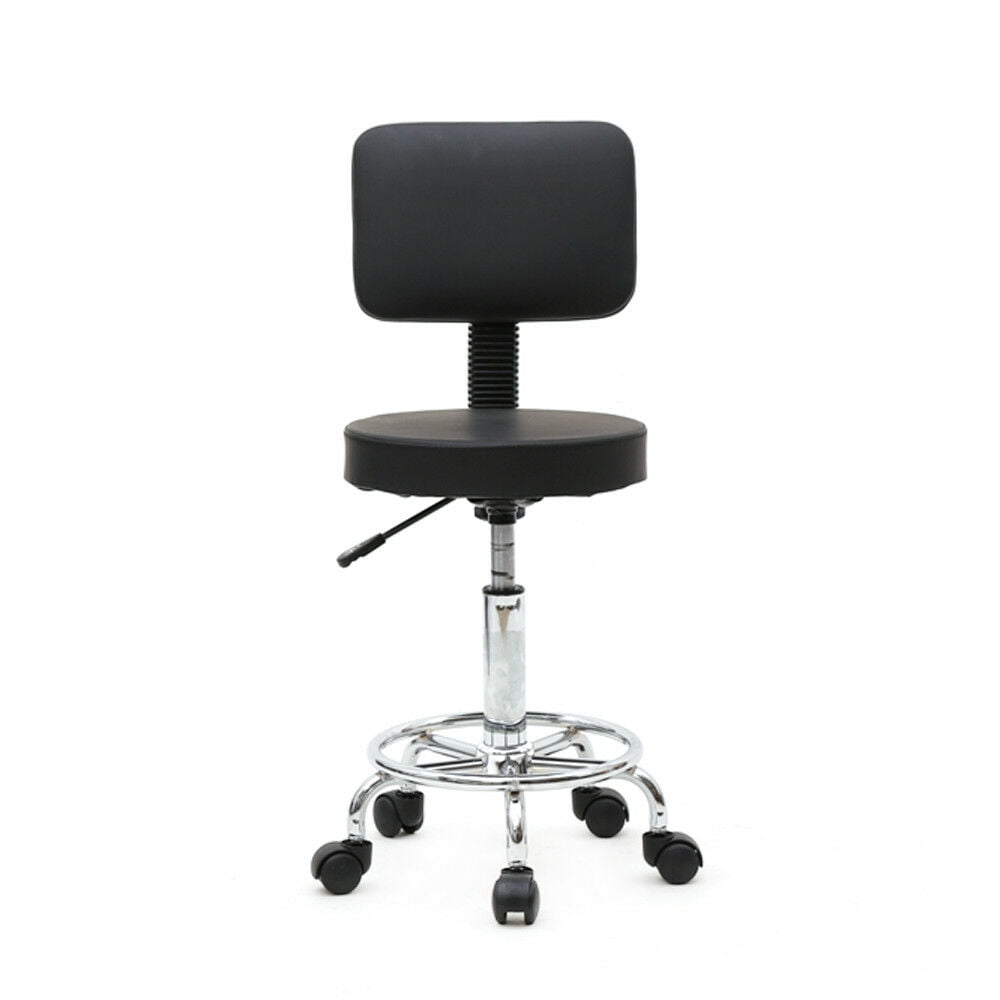 UBesGoo Adjustable Hydraulic Rolling Swivel Salon Stool with Backrest