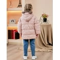 thumbnail image 6 of Aideaone Baby Toddler Winter Fleece Coat Boys Girls Cute Bear Ear Hooded Jackets with Pockets 6M-5T, 6 of 7