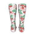 thumbnail image 6 of Kdxio Strawberry Funny Silky Novelty Funky Long Knee High Socks Soft 3D Print Cosplay Crazy Stockings for Men Women, 6 of 8